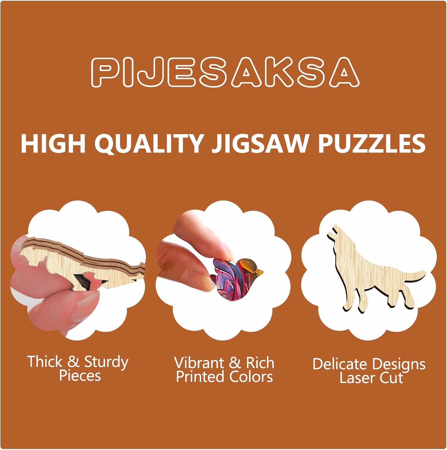 Wooden Puzzles for Adults, Magic Bookshelf Wooden Jigsaw Puzzle for Adults, Wood Puzzles Adult, Unique Animal Shape, Fun Gifts for Friends & Family, Home Decor(M -11.4 * 11.3in-194 pcs)