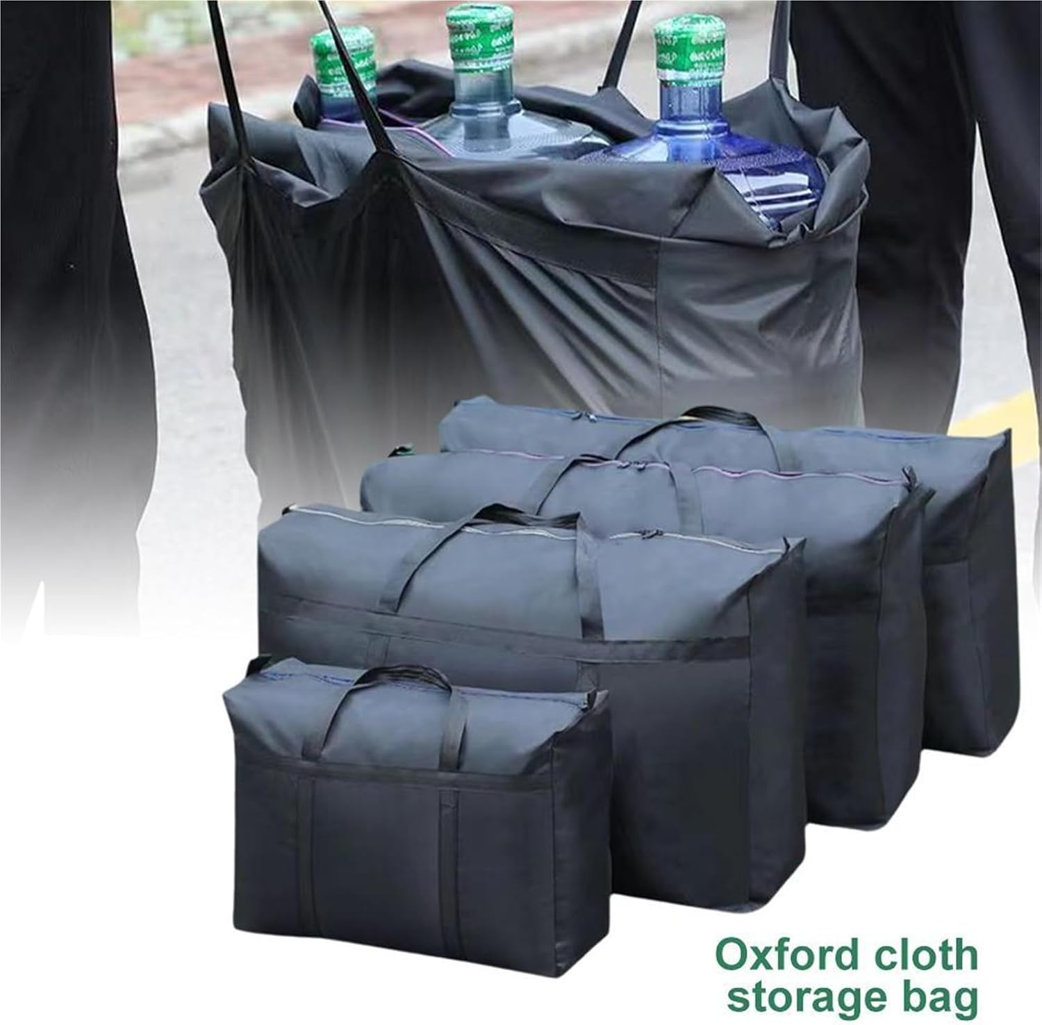 Moving Bags Heavy Duty Extra Large Waterproof Foldable Travel Bag – Moving Luggage Laundry Quilt Storage Tote(160L)