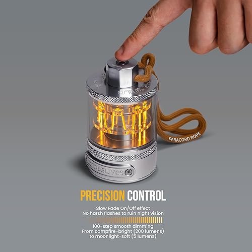 Miniatura 4 de ZOOOBELIVES Linterna de aluminio vintage para camping, lámpara de brillo cálido regulable, aleación hecha a mano, USB-C 72H tiempo de