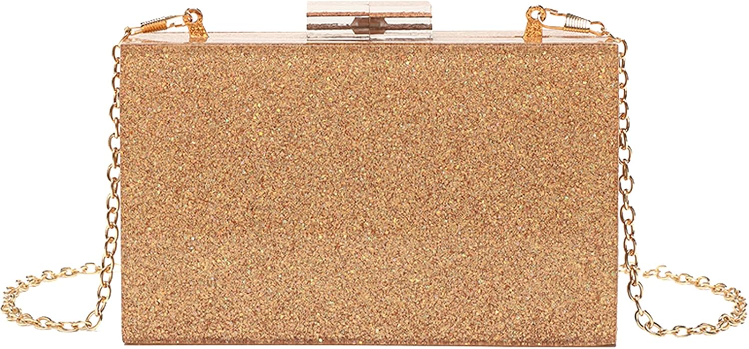 LETODE Acrylic Clutch Bags Purse Perspex Bag Handbags for Women