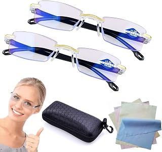 Brandone Clarity Blue Glasses, Blue Light Glasses Automatic Adjustment Eye Glass, Optic X Self Glasses for Men Women