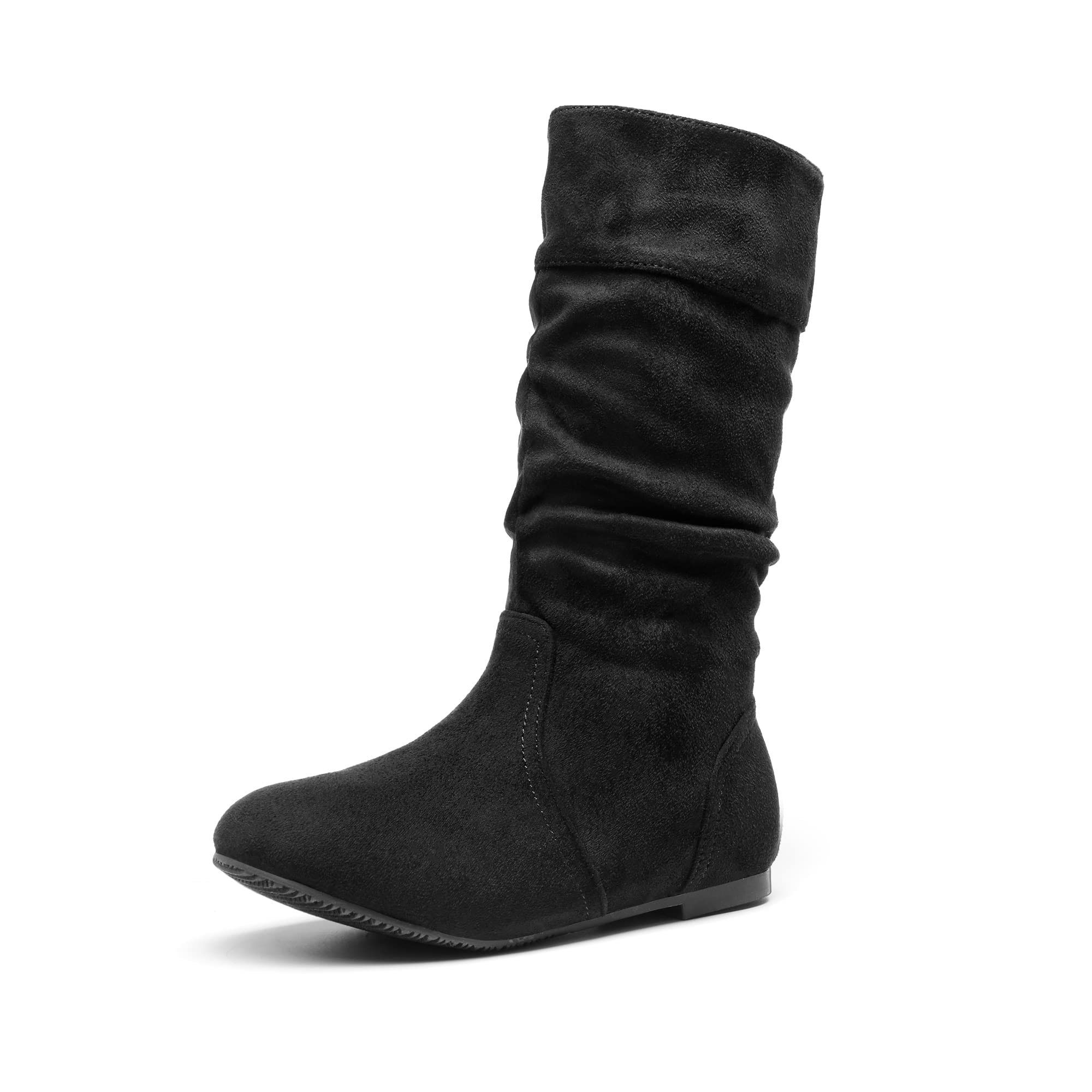 DREAM PAIRS Girl's Faux Fur Lined Knee High Winter Riding Boots(Toddler/Little Kid/Big Kid)