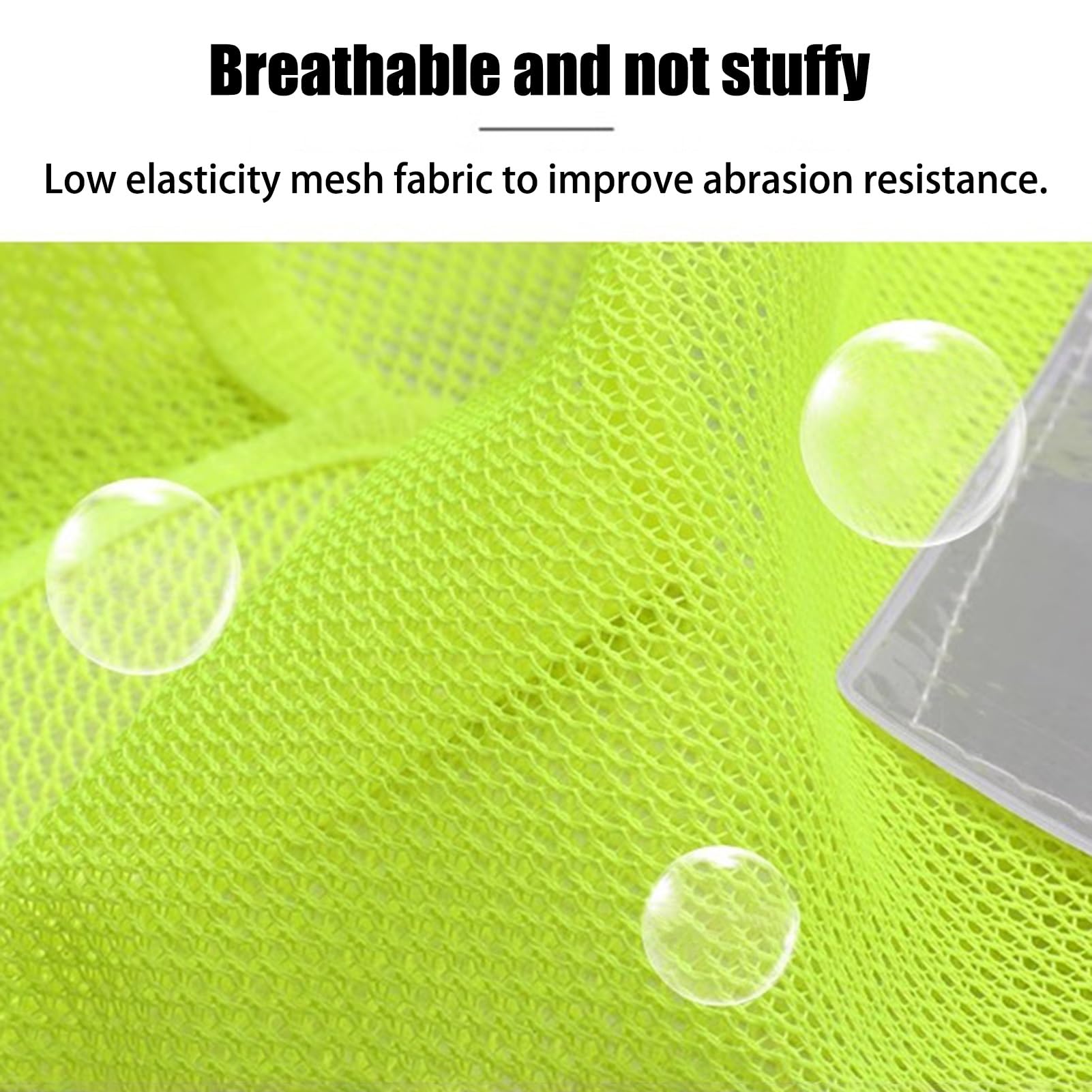 EvikoO Sicherheitsweste Warnwesten Weste, Sicherheitswesten mit reflektierenden Streifen, für Laufen/Bauen/Reinigen, Einheitsgröße (Color : Yellow, Size : 20pcs)