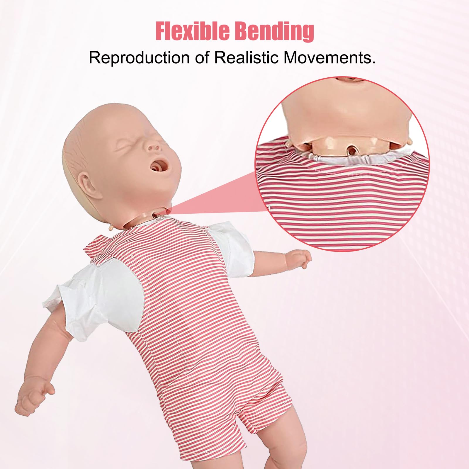 Maniqui de Reanimación Infantil, Maniqui de Entrenamiento de Primeros Auxilios, Maniquí de Reanimación Cardiopulmonar para Educación del Paciente y Enseñanza