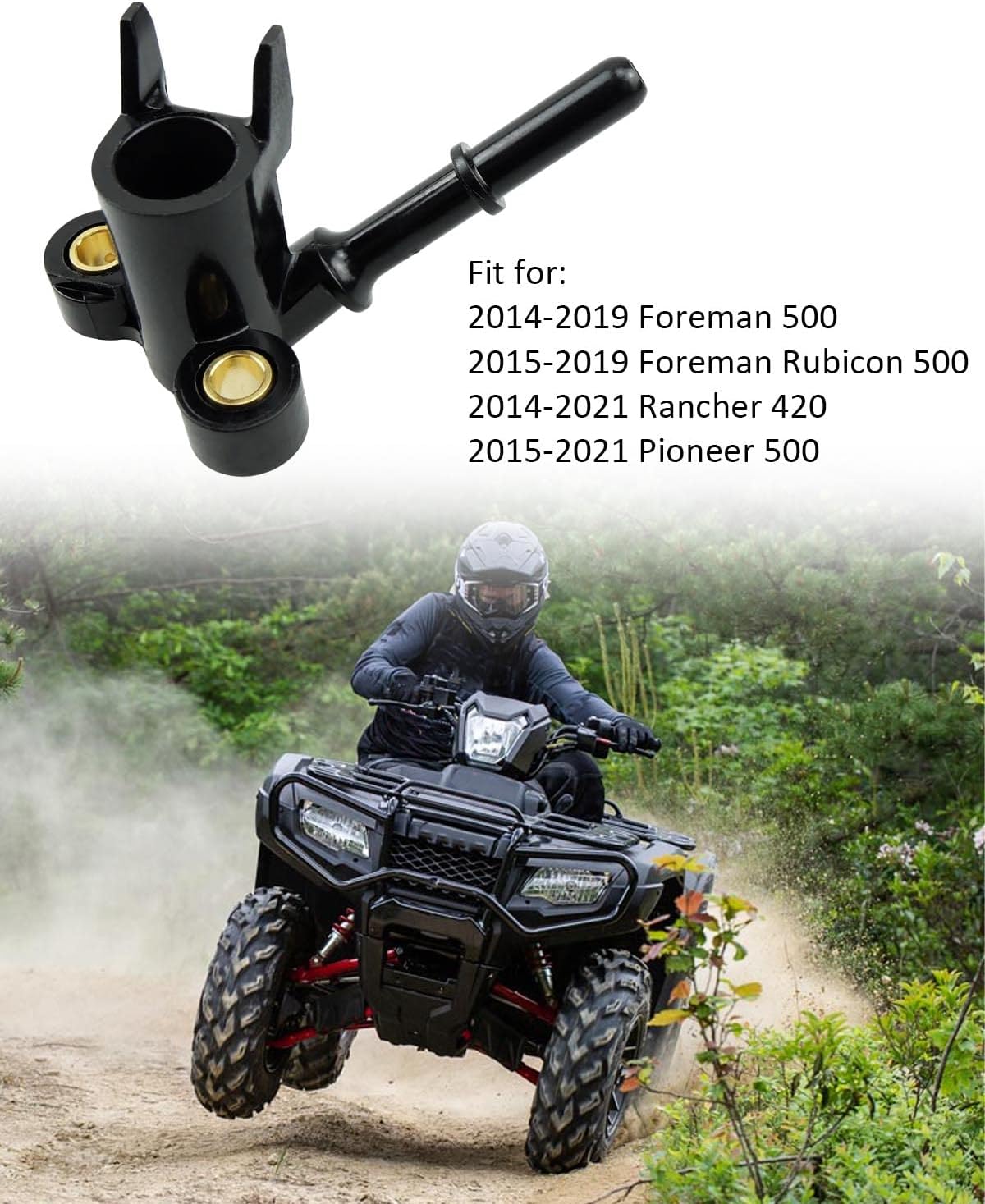 ANODZU 16422-HR3-A41 Fuel Injector Joint Cap Fits for Honda Rancher 420 Foreman 500 Rubicon 500 Pioneer 500 2014-2021
