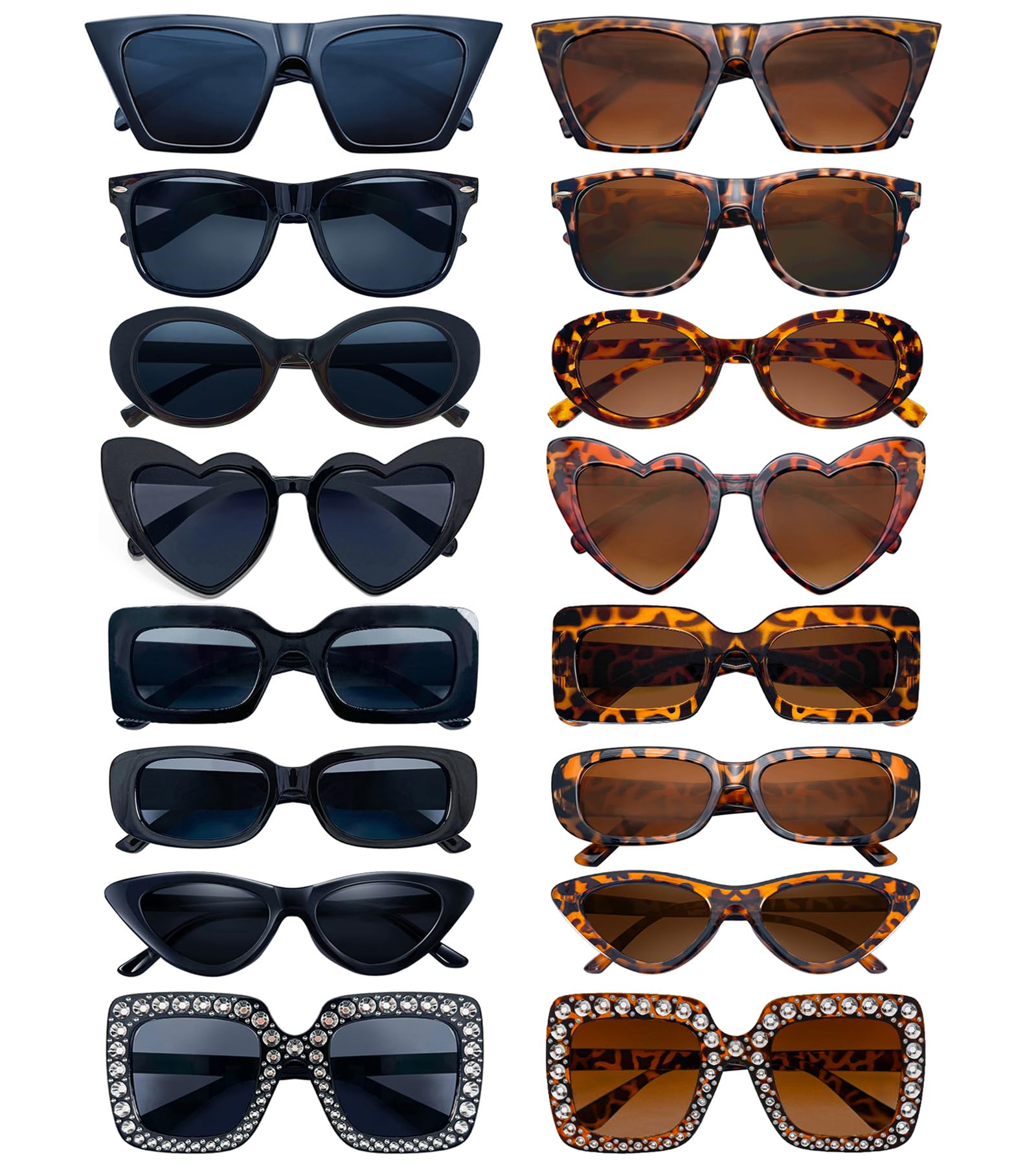Matcheck 16 Mixed Style Sunglasses
