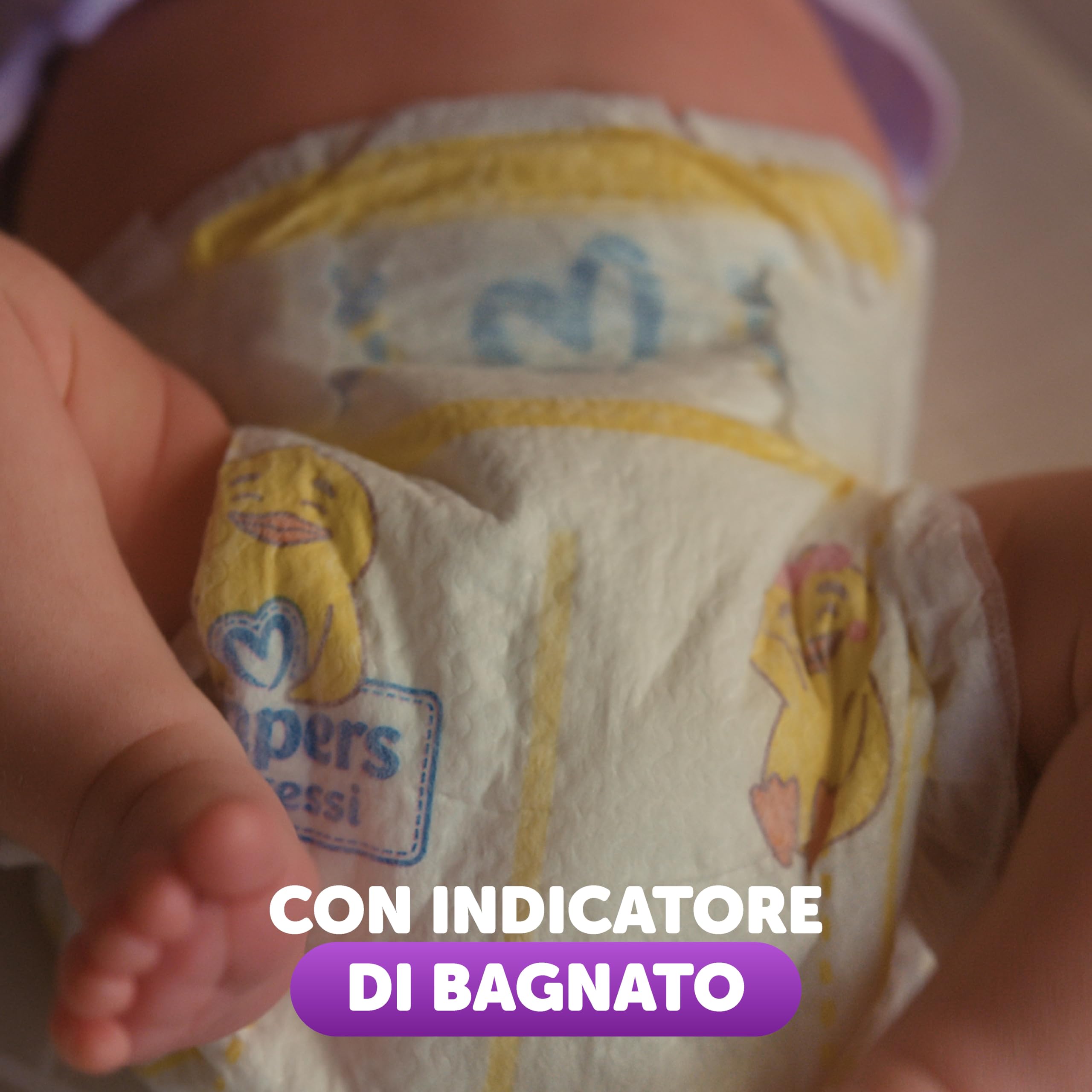 Pampers Progressi Primi Giorni, 84 Pannolini, Due Pacchi Taglia 1 (2-5 Kg) e Un Pacco Taglia 2 (3-6 Kg)
