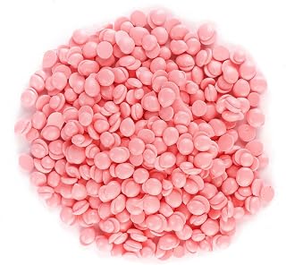 Gentle Hair Removal Wax Beans Quick, Non-Irritating Wax for full body Smooth Skin Home Use Shop refill 100g - 500g 5 colors (100g, Rose)