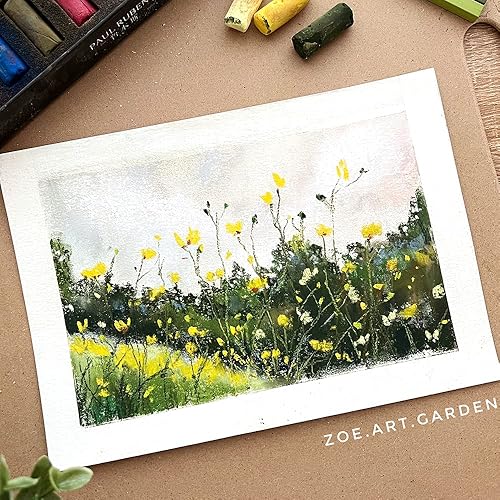 Miniatura 6 de Paul Rubens Pasteles suaves profesionales, hechos a mano, 72 colores vibrantes, suaves y de alta adherencia para pintar, dibujar, mezclar,