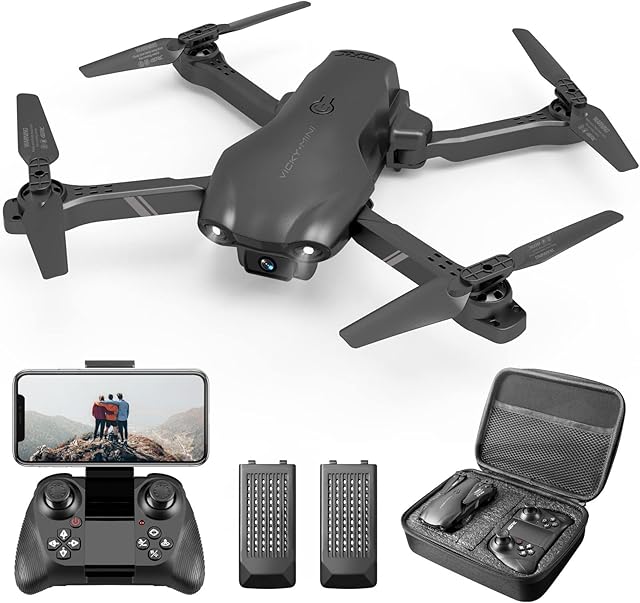 4DRC V13 Drone for kids Adults with 1080P HD FPV Camera, Foldable Mini RC Quadcopter With Waypoint, Functions,Headless Mode,Altitude Hold,Gesture Selfie,3D Flips,Beginners Toys Gifts