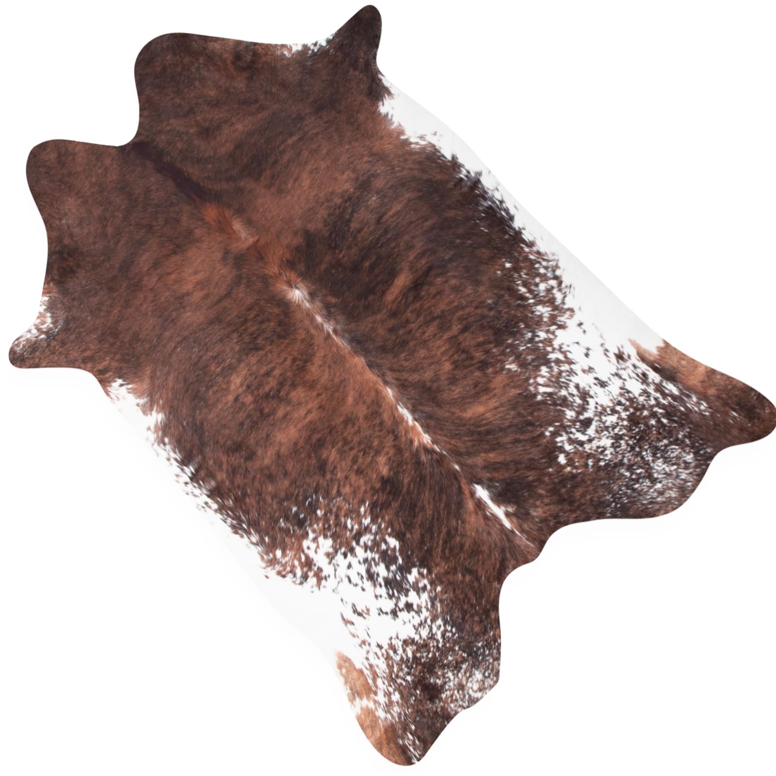 MACEVIA Faux Cowhide Rug Cute Cow Print Rugs Animal Area Carpet Western Decor for Living Room Bedroom Non-Slip 43.3" L x 29.5" W(3.6ft x 2.4ft)