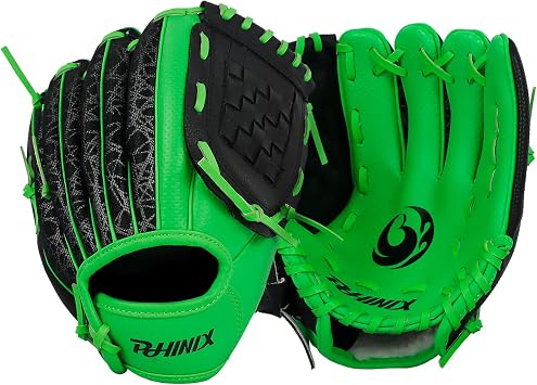 PHINIX Baseball Glove Tee-Ball Mitts for Kids Play & Training 8.5"-9"