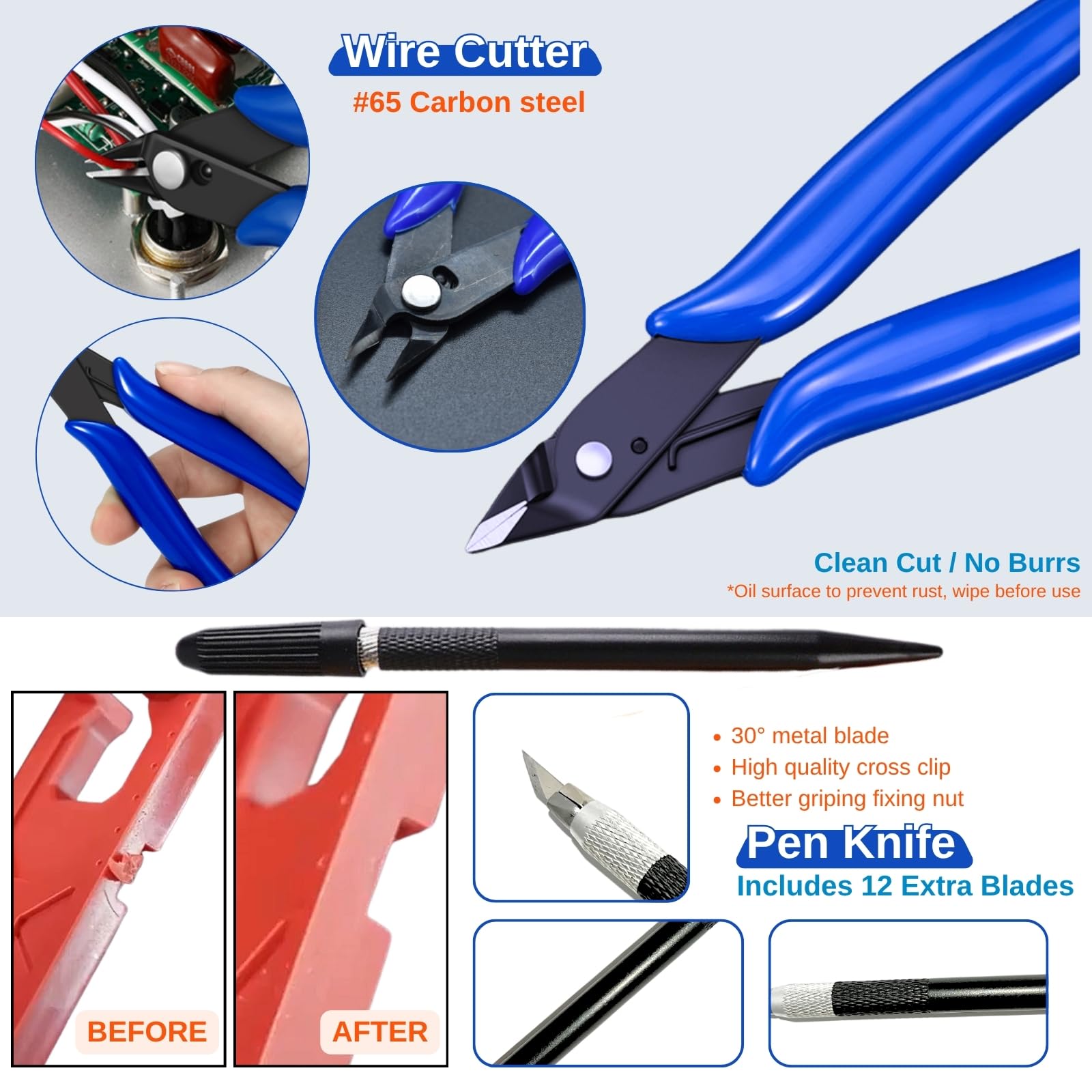 Gundam Model Tool Kit - 34pcs Precision Tools -3 Gundam Model Tool Kit - 34pcs Precision Tools -3