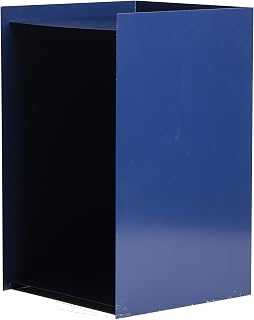 EXPOLAM HOME - Mesa Auxiliar metálica Coimbra Color Azul diseñada con 2 baldas