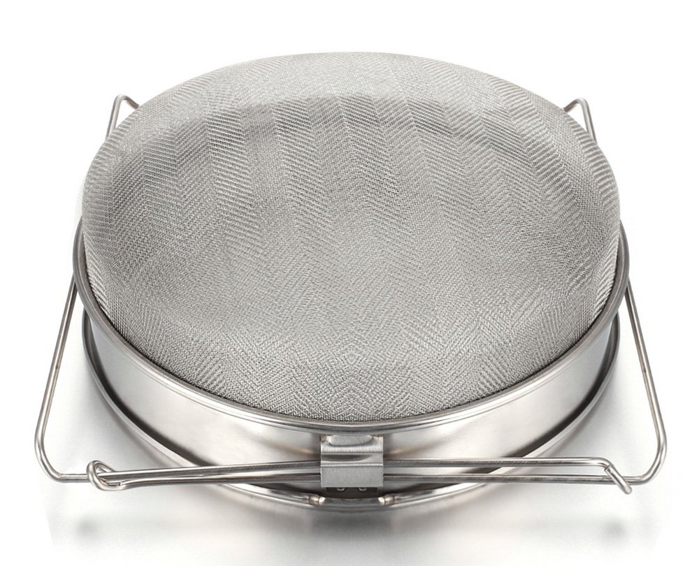 Goodland Bee Supply Food Grade 304 Double Sieve Stainless Steel Bucket