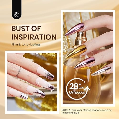 Miniatura 59 de Beetles - Kit de extensión de gel de uñas de polietileno, 6 colores de gelatina nude con solución deslizante, mejora de uñas para principiantes y 0