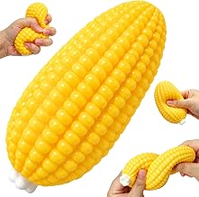 TOGETDREAM 1 Piece Corn Squeeze Realistic Corn Design Fidget Toy | Yellow soft corn decompression sensory toy for children and adults - in the office and at home