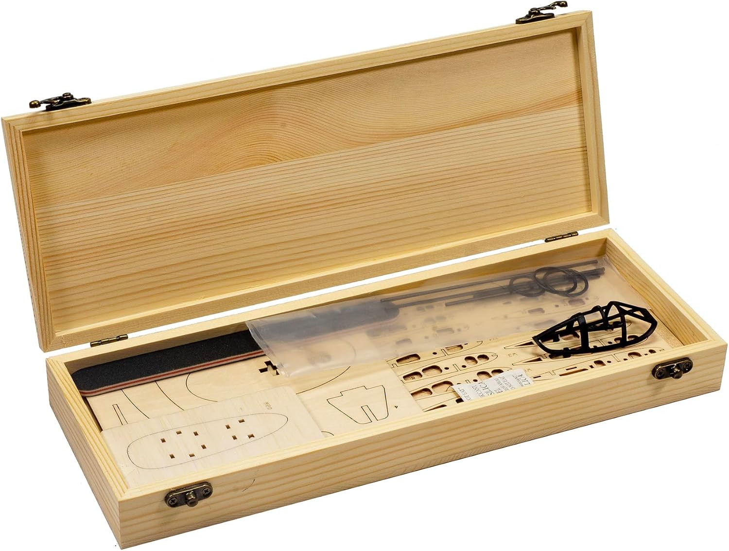 Dancing Wings Hobby 3D Puzzle Wooden dispklay 1/35 Lightning P-38 in Wooden Box