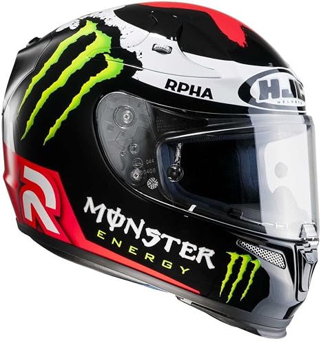 Casco HJC RPHA 10 Plus Lorenzo Replica II MC-1 L : Auto e Moto