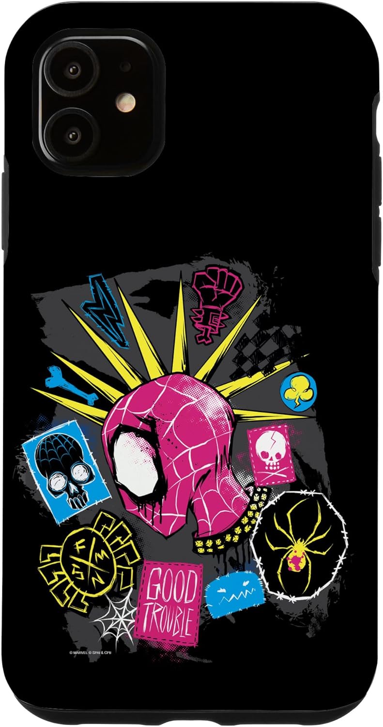 Marvel Spider-Man: Across The Spider-Verse Spider-Punk Head Case for iPhone 17 Pro