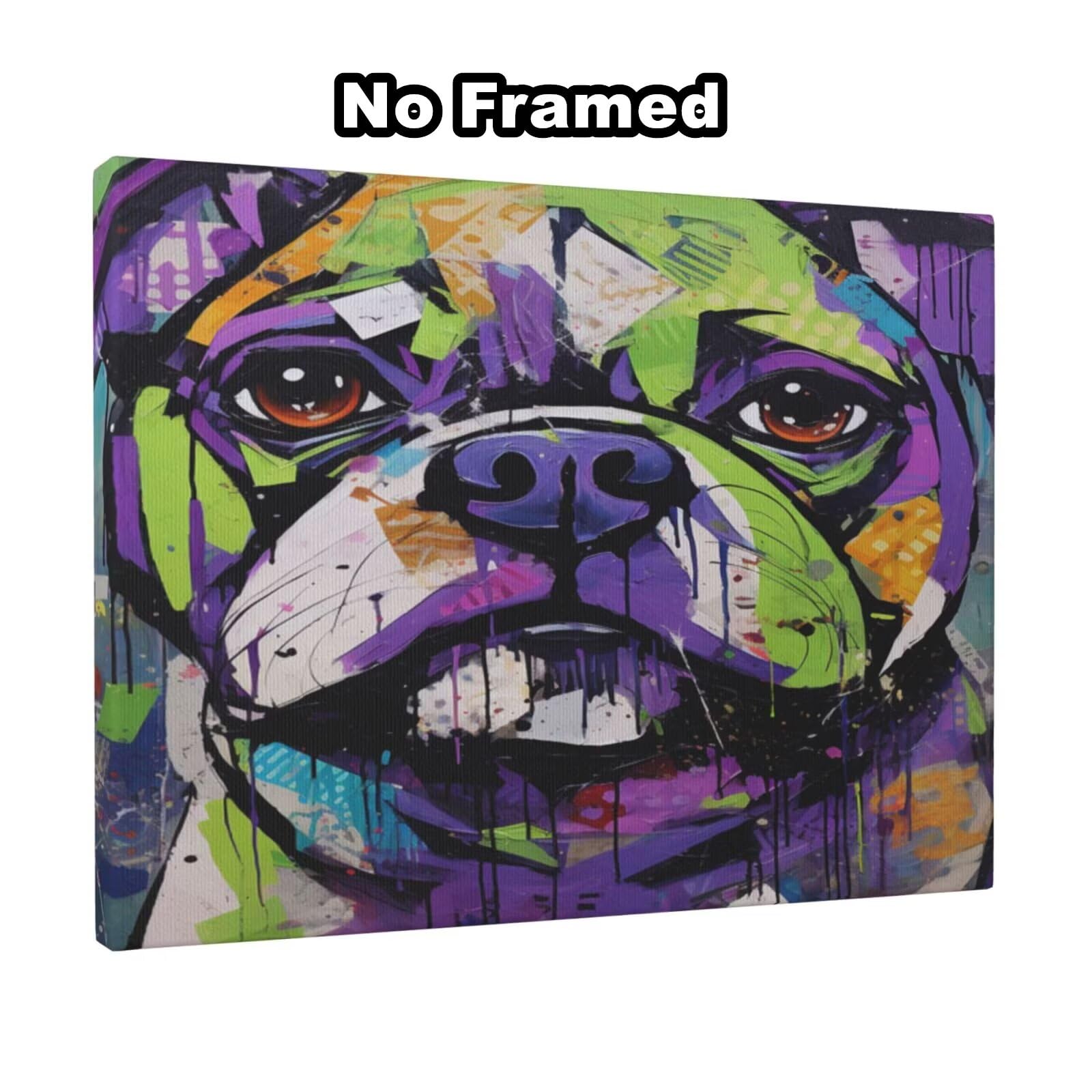 Malen Nach Zahlen Hunde – DIY Ölgemälde Kit Für Erwachsene, 40,6 X 50,8 Cm Leinwand, Inkl. Farben & Pinsel