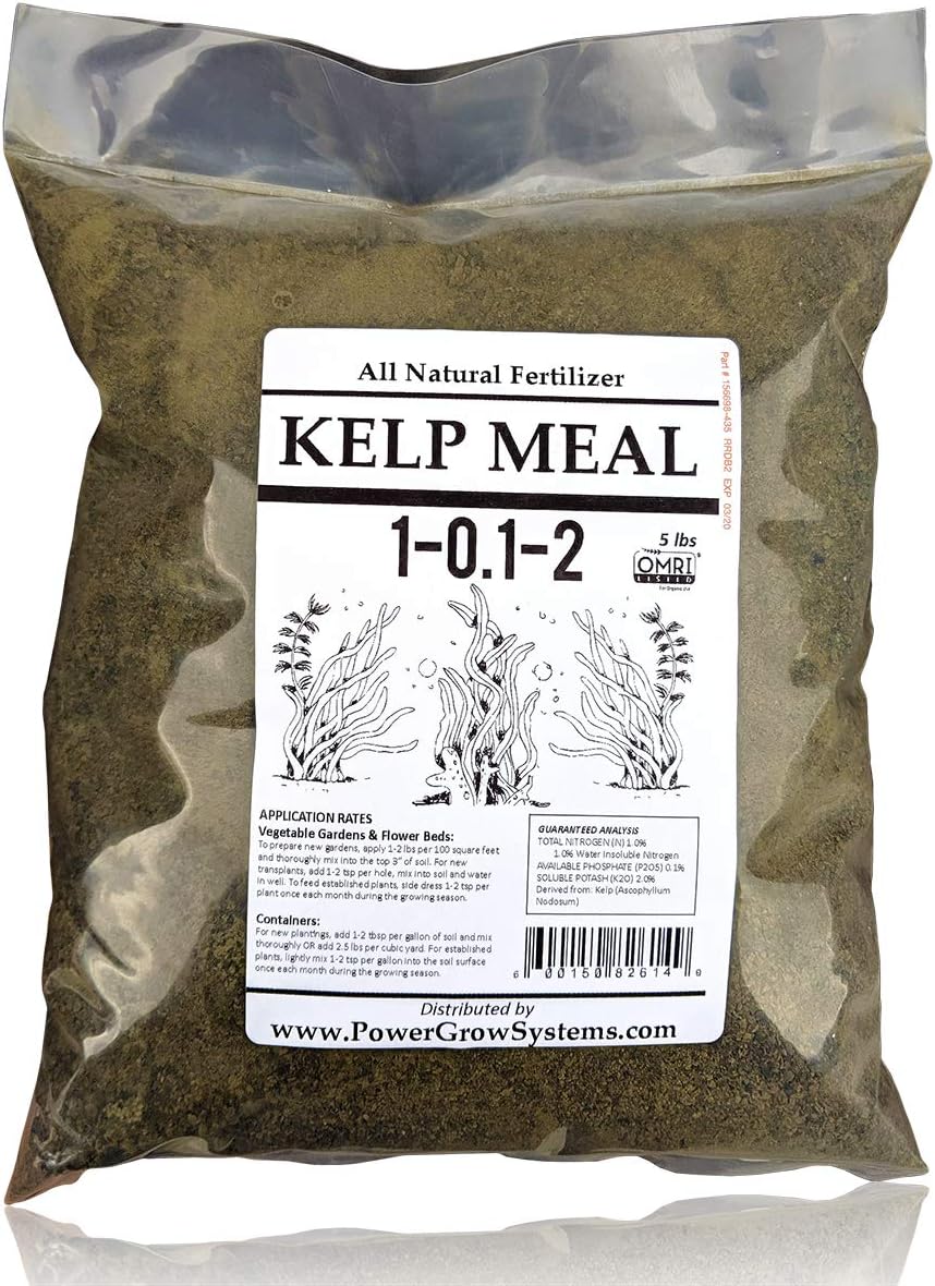 Kelp Meal - All Natural Kelp Meal Fertilizer (5 Pounds)