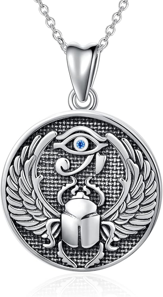 古代エジプト　ホルスのネックレス　M33-1 楽天市場】古代エジプト ホルスの眼(ウジャト) スターリング