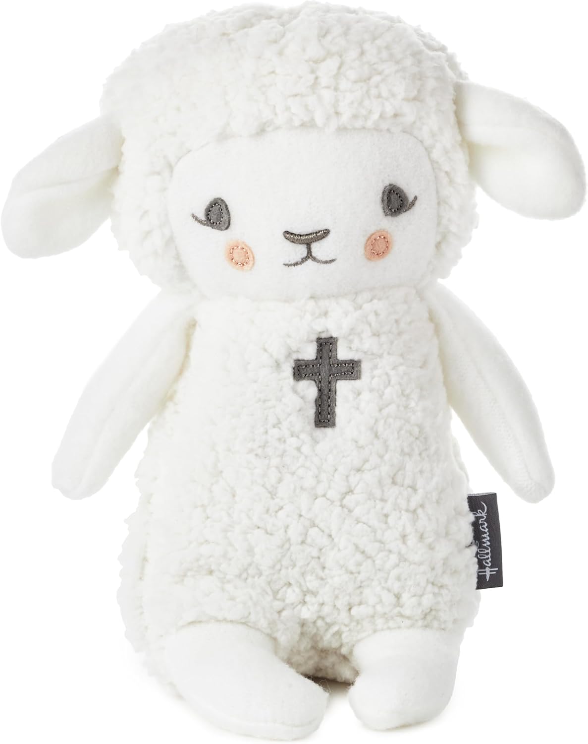 Hallmark Lullaby Lamb Plush Musical Stuffed Animal for Kids, Religious Gifts, Baptism, First Communion, Easter Gifts for Kids