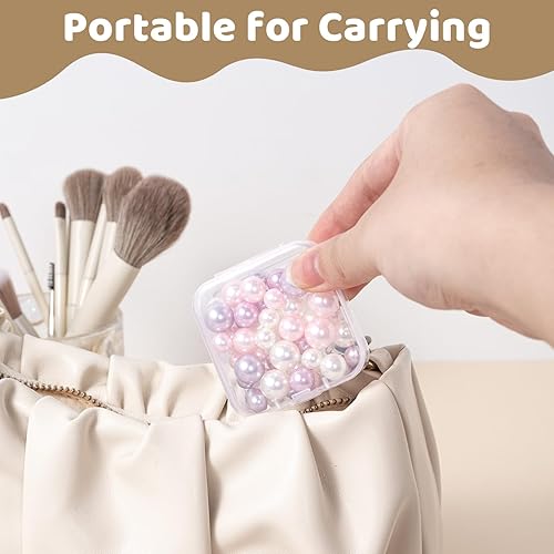 Miniatura 7 de LJY 32 contenedores cuadrados vacíos de plástico transparente con tapas para objetos pequeños y otros proyectos de manualidades