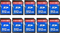 Vista 9 de INDMEM - Tarjeta SD de 1 GB, 10 paquetes clase 4 1 GB tarjeta de memoria flash MLC estándar seguro tarjetas digitales tarjeta de cámara