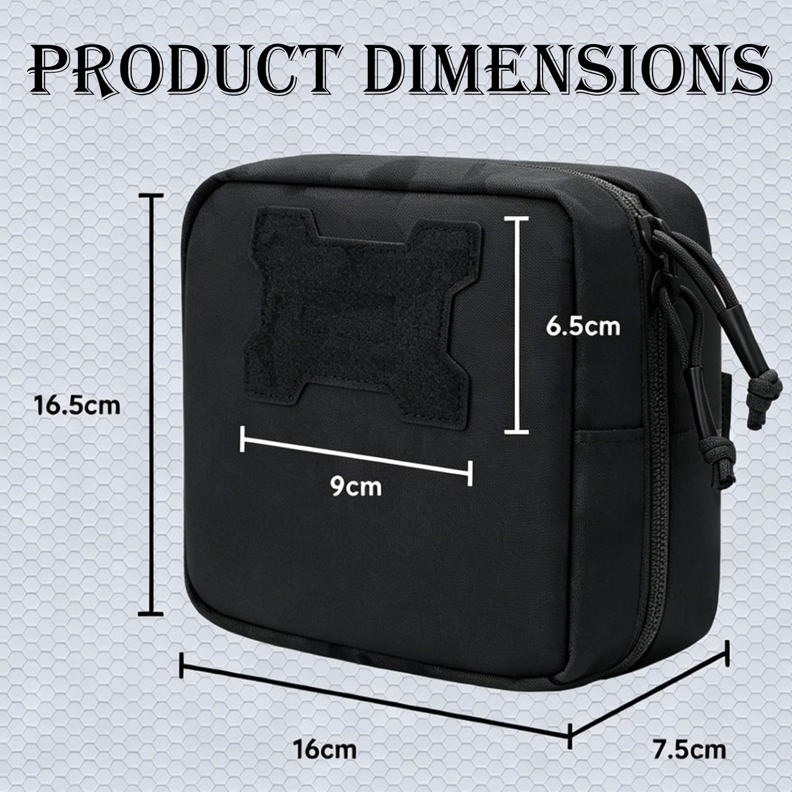 MOLLE IFAK-Tasche, Taktische Erste-Hilfe-Tasche, EMT-Mehrzwecktasche für Trauma-Kits, Outdoor-Notfallausrüstung