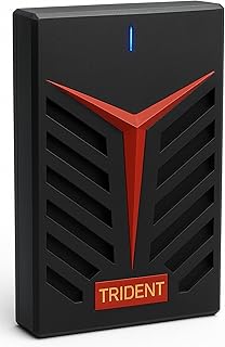 MAYUMI Trident 2 TB Hi-Speed Portable Hard Drive, Type-C and USB 3.0, 2-in-1 Mobile and PC Compatible, Heavy Duty Ultra Slim HDD, 2 Yrs Warranty (Trident, 2 TB)