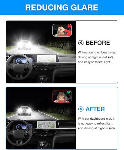 Vista 25 de Autorder Alfombrilla para tablero de instrumentos para Toyota 4Runner 1990-1995, accesorios para camioneta, cubierta de salpicadero, alfombrilla