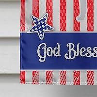 Vista 971 de Caroline's Treasures BB4243GF Bandera de jardín con texto en inglés «Merry Christmas» con texto en inglés «Merry Christmas», bandera decorativa