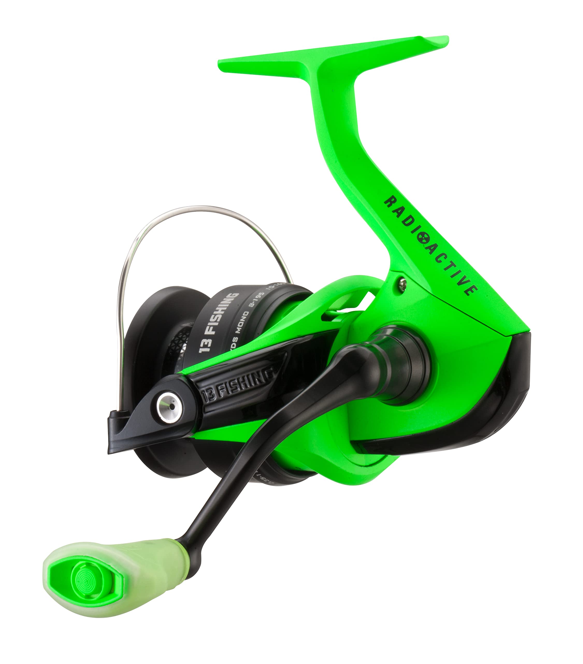 13 FISHING - Kalon RP - Radioactive Pickle - Spinning Reel - 5.2:1 Gear Ratio - 3.0 Size (Fresh+Salt)