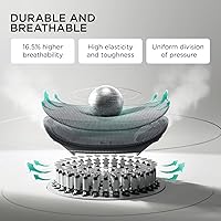 Vista 6 de Hbada E3 Pro Silla de oficina ergonómica, silla de oficina grande y alta, con soporte lumbar dinámico de 3 zonas, reposacabezas ajustable 4D, Gris