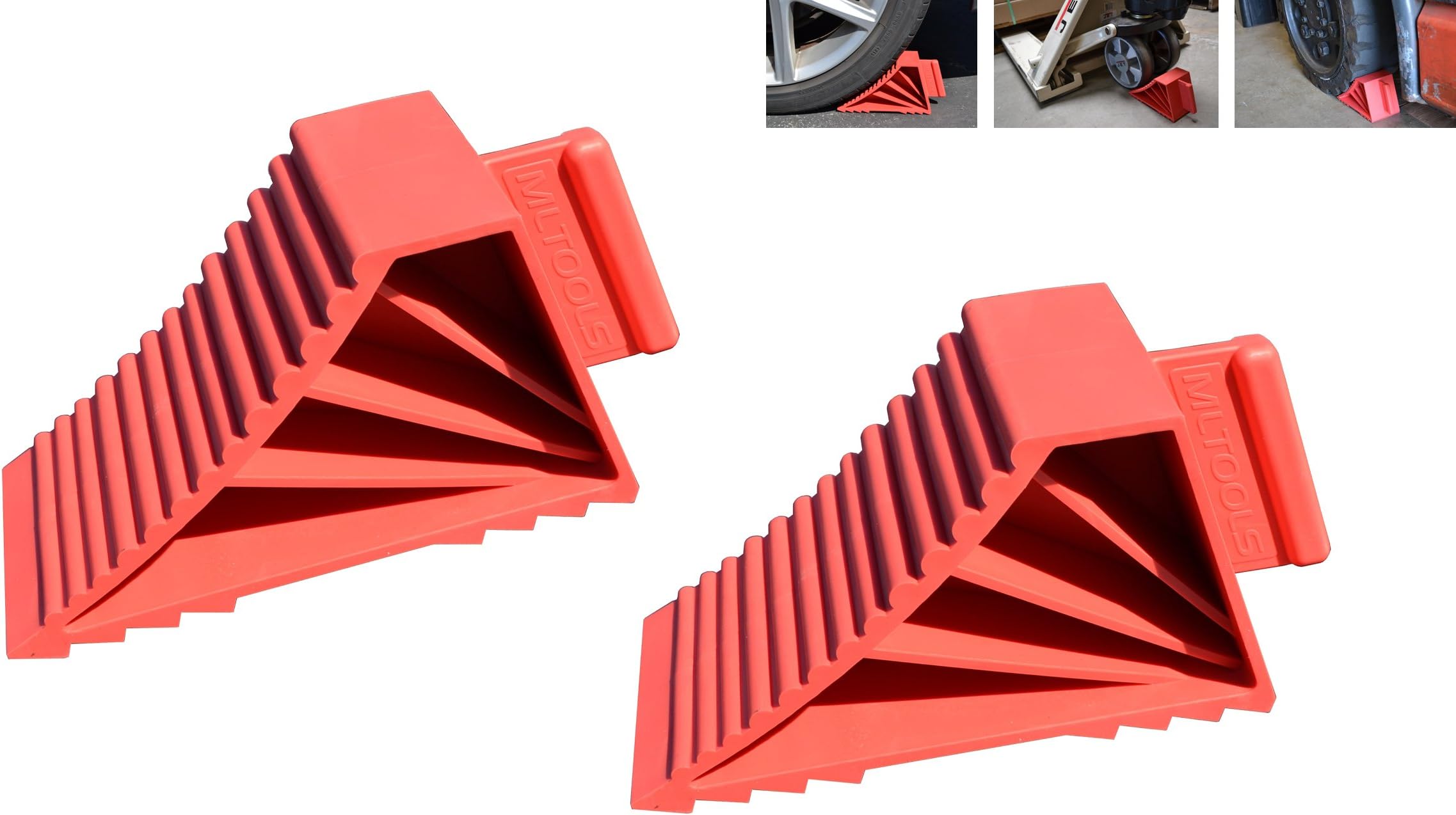 Wheel Chocks | 2 Pack High Grip Wheel Chocks | Made in USA WC283