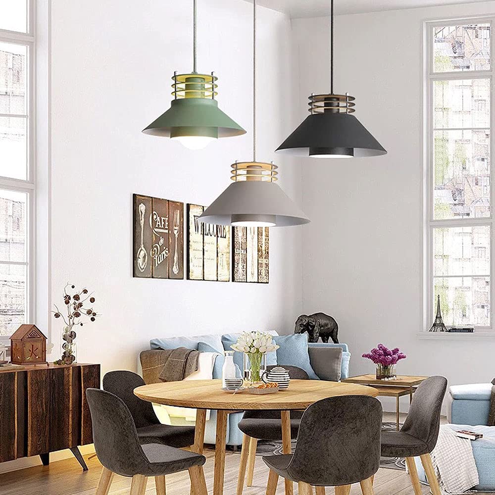 Lampa Wisząca Nowoczesna Latarnia Oświetlenie LED Gniazdo E27 Metalowy Klosz Minimalistyczna Przemysłowa Lampa Wisząca Sufitowa Do Wyspy Kuchennej, Stodoły, Jadalni, Salonu, Sypialni CSYSKV