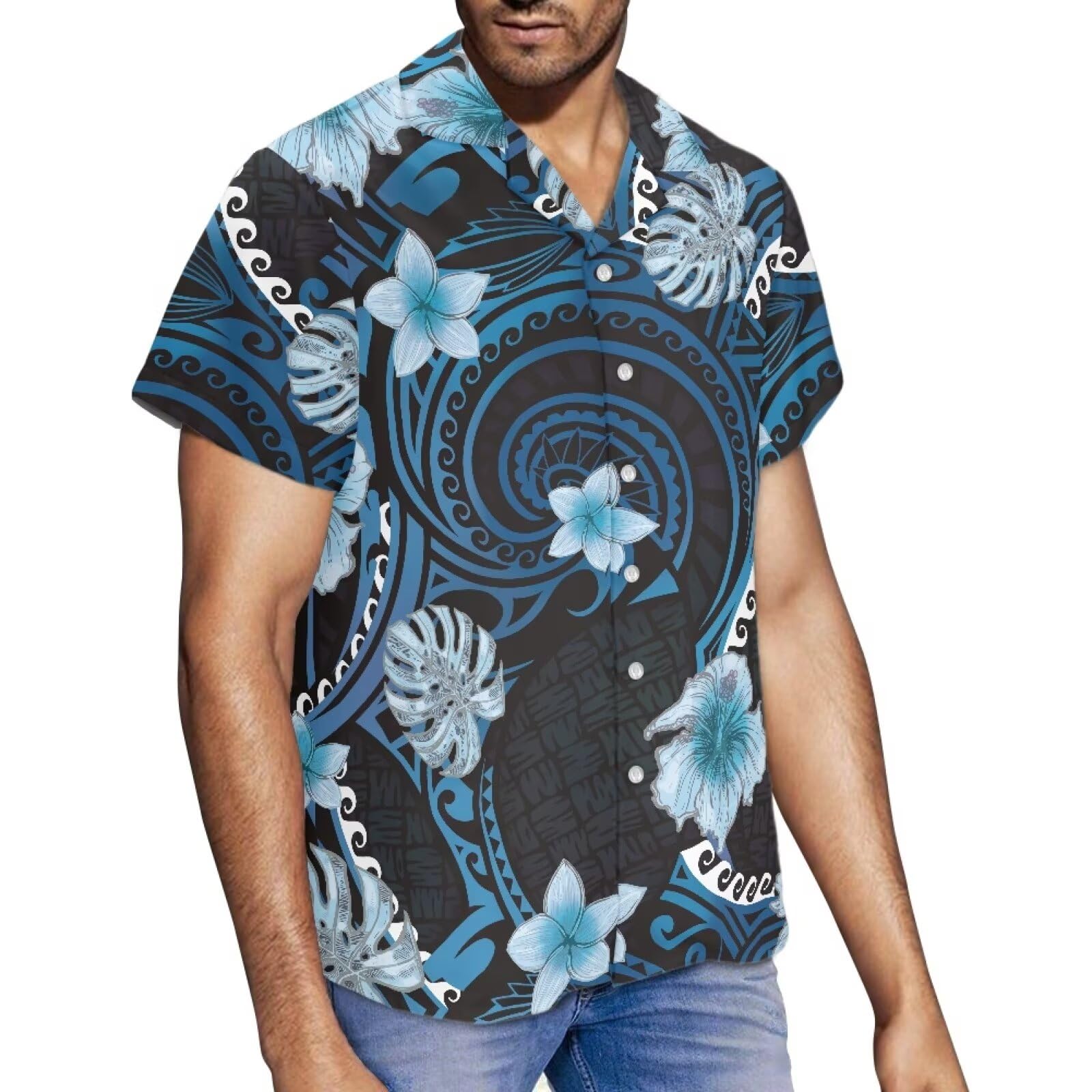 Abiti hawaiani abbinati per coppie, abito polinesiano e camicia da uomo abbinabili abiti per coppie abiti per la famiglia