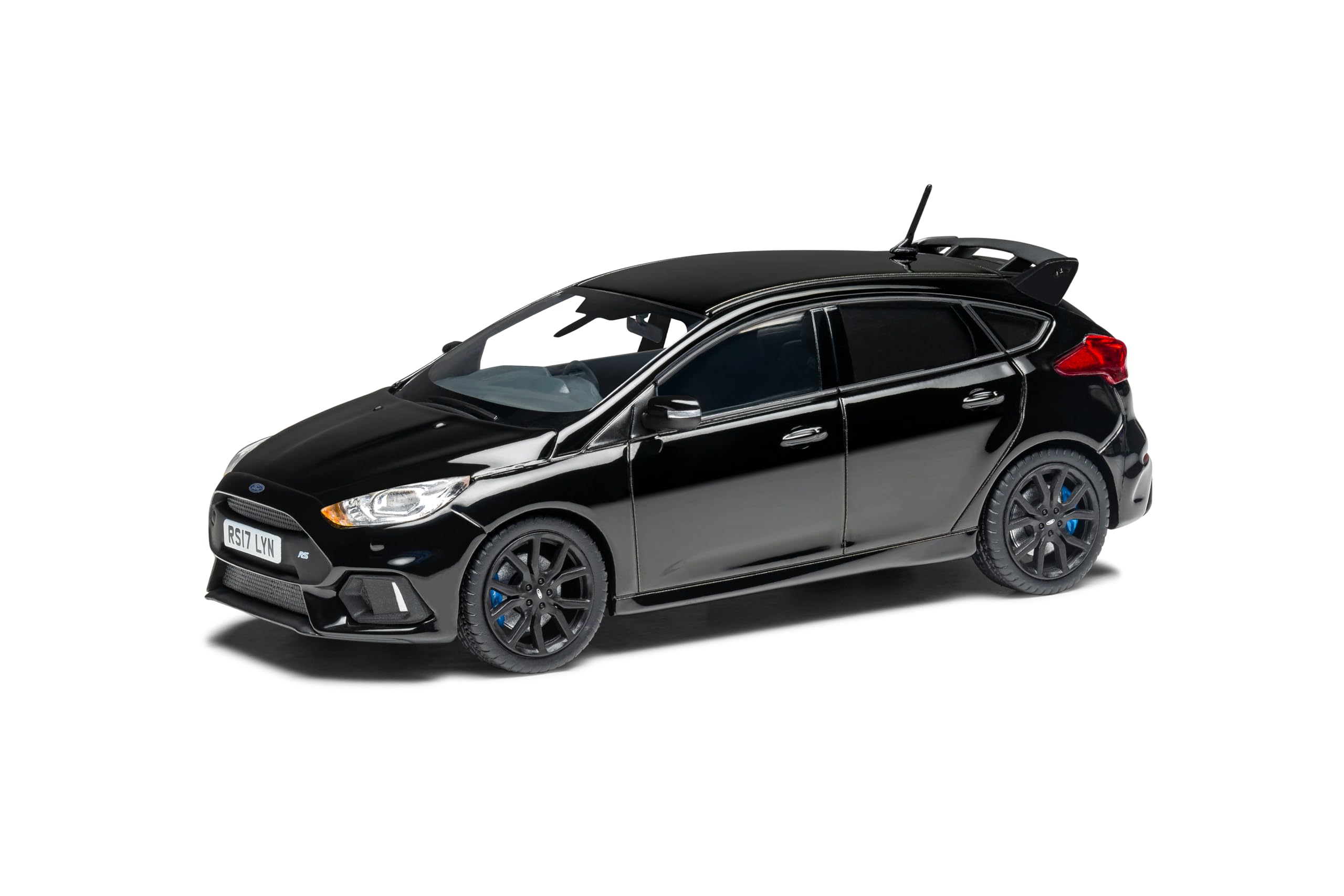 Corgi Diecast Model Cars - VA15305 Ford Focus Mk3 RS Shadow Black - Classic British Sports Car Collectible for Men and Women - Small Die Cast Toy Models for Boys