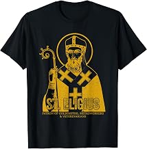 Catholicism Gold St. Eligius Jesus Catholic Christian Saint T-Shirt