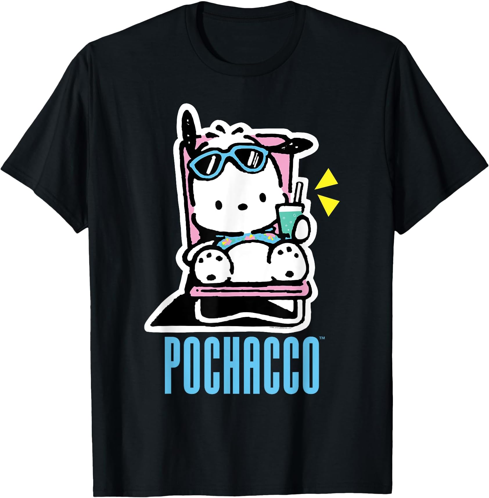 Pochacco Dog Summer Holiday Drink T-Shirt