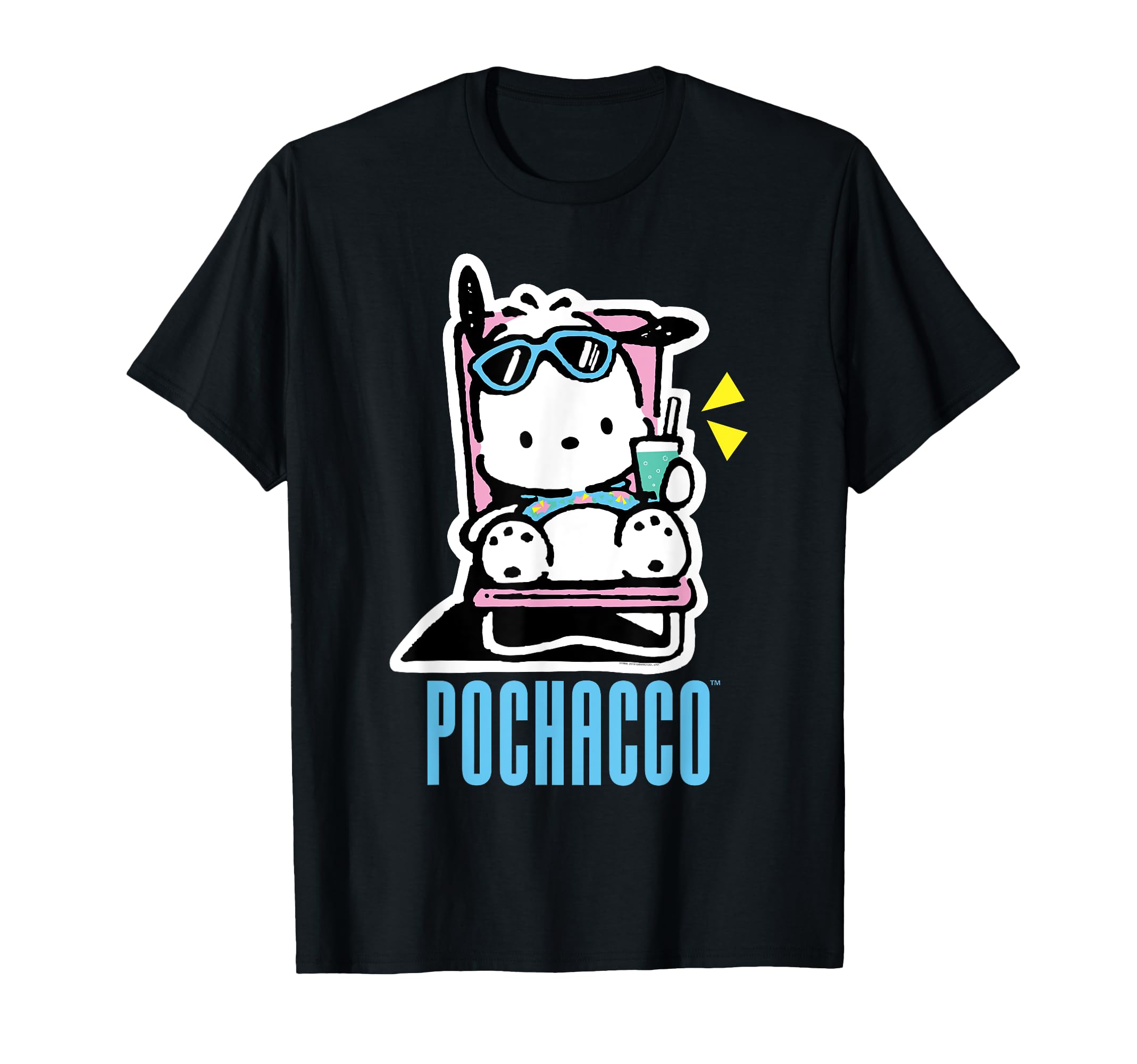 Pochacco Dog Summer Holiday Drink T-Shirt