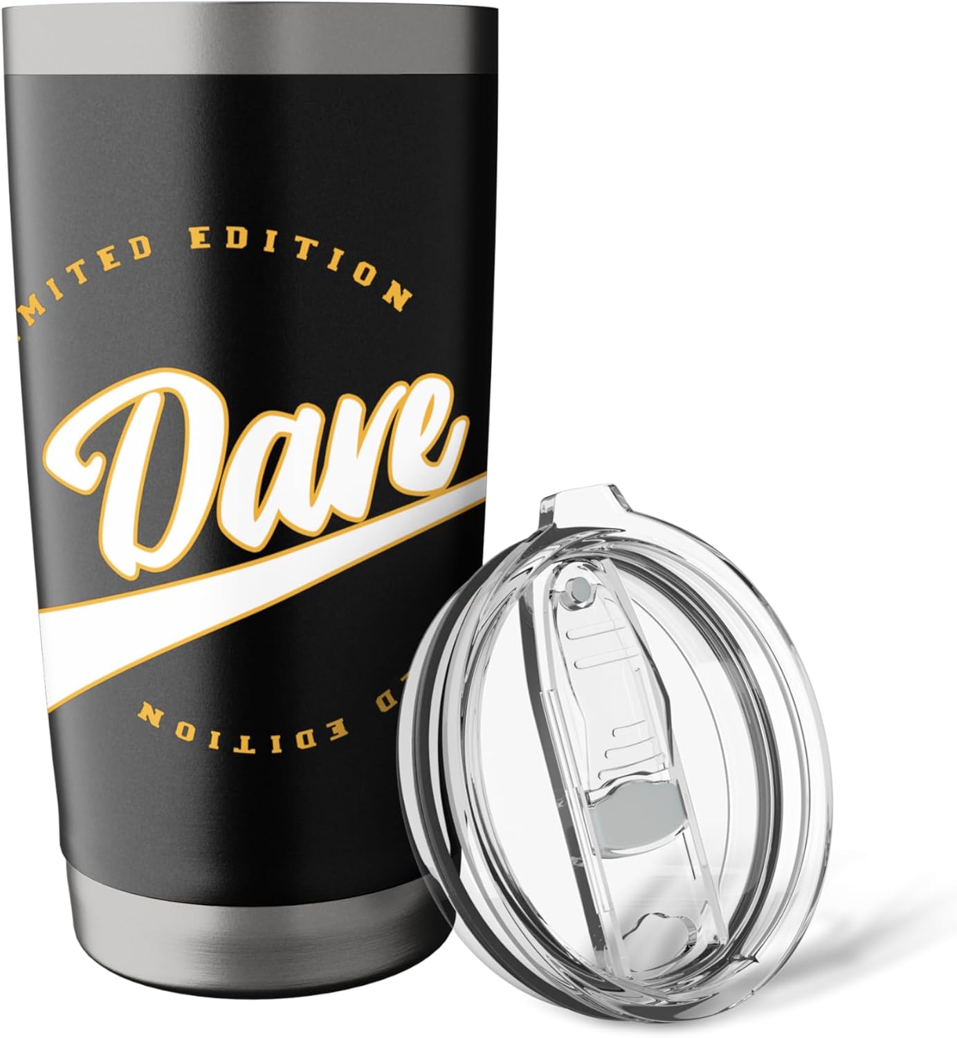 Funny Personalized First Name Design for Dave Stainless Steel Insulated Tumbler - Image 5