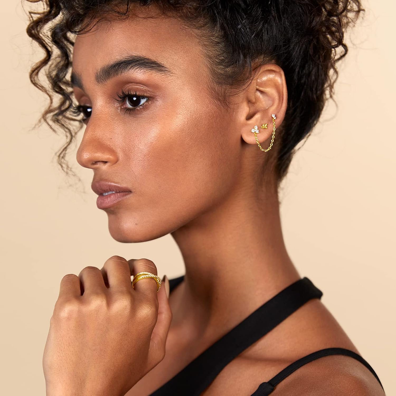 PAVOI Connectors Chain Jewelry Accessories, 14K Gold, Yellow Gold