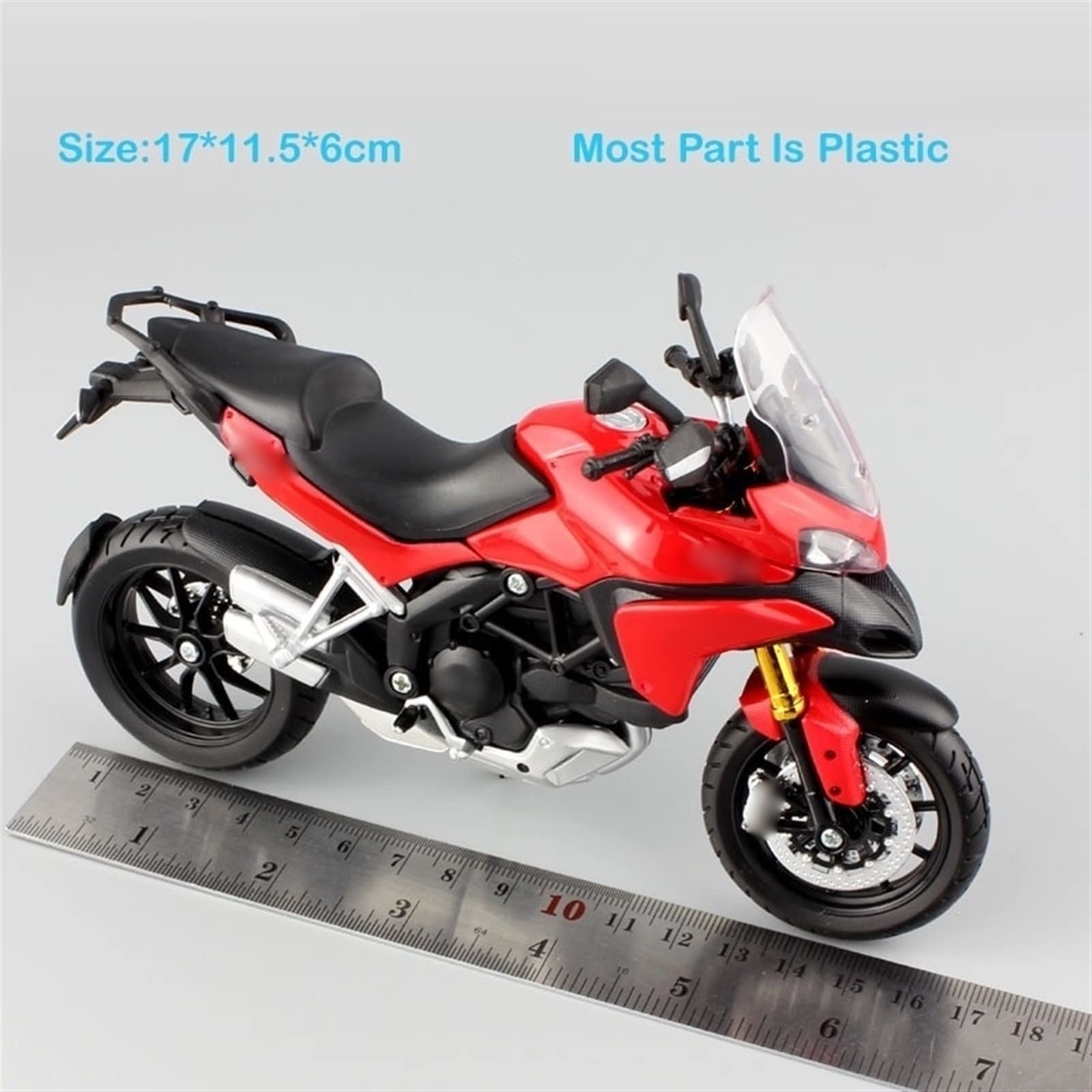 1/12 Scale Per Ducati Multistrada 1200S MTS1200 Modellini In Lega Modello Veicolo Moto Giocattoli Per Adulti Preferiti
