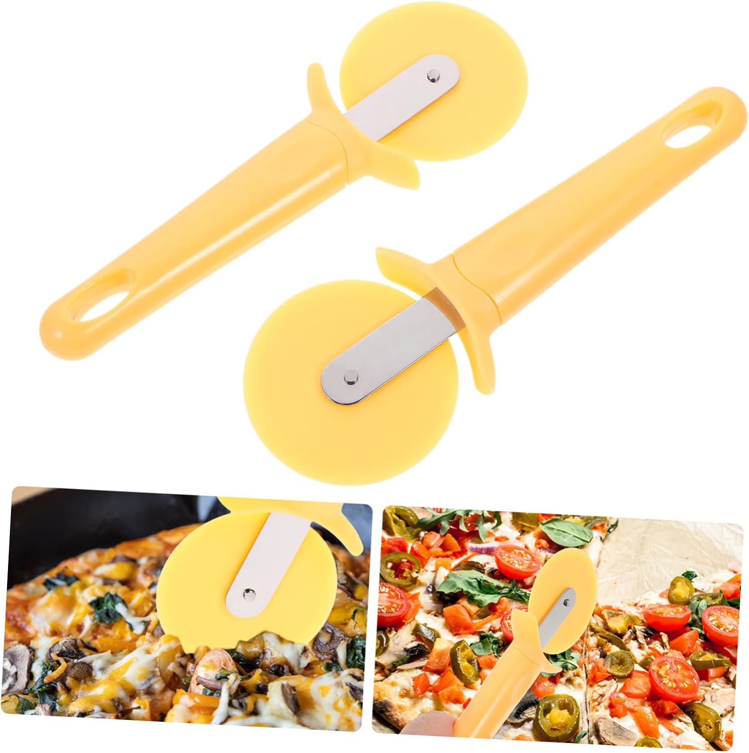 Classic Pizza Wheel Hob Pizza Slicer Tool Abs Slicer for Home Use