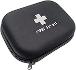 First Aid Cas dur vide, Jipemtra Premiers secours Cas de Shell dure Premiers soins EVA Cas médical rouge dur pour la santé à domicile Premier répondant d'urgence Camping vide plein air (Rouge A2)