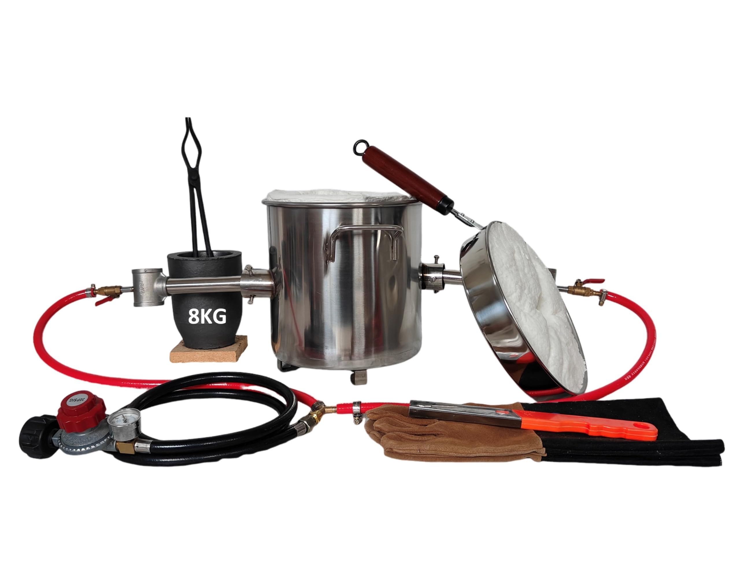 melt the lady 2点セット Amazon.com: LSMIITTH 8KG/17.6lbs Gas Metal Melting Furnace kit