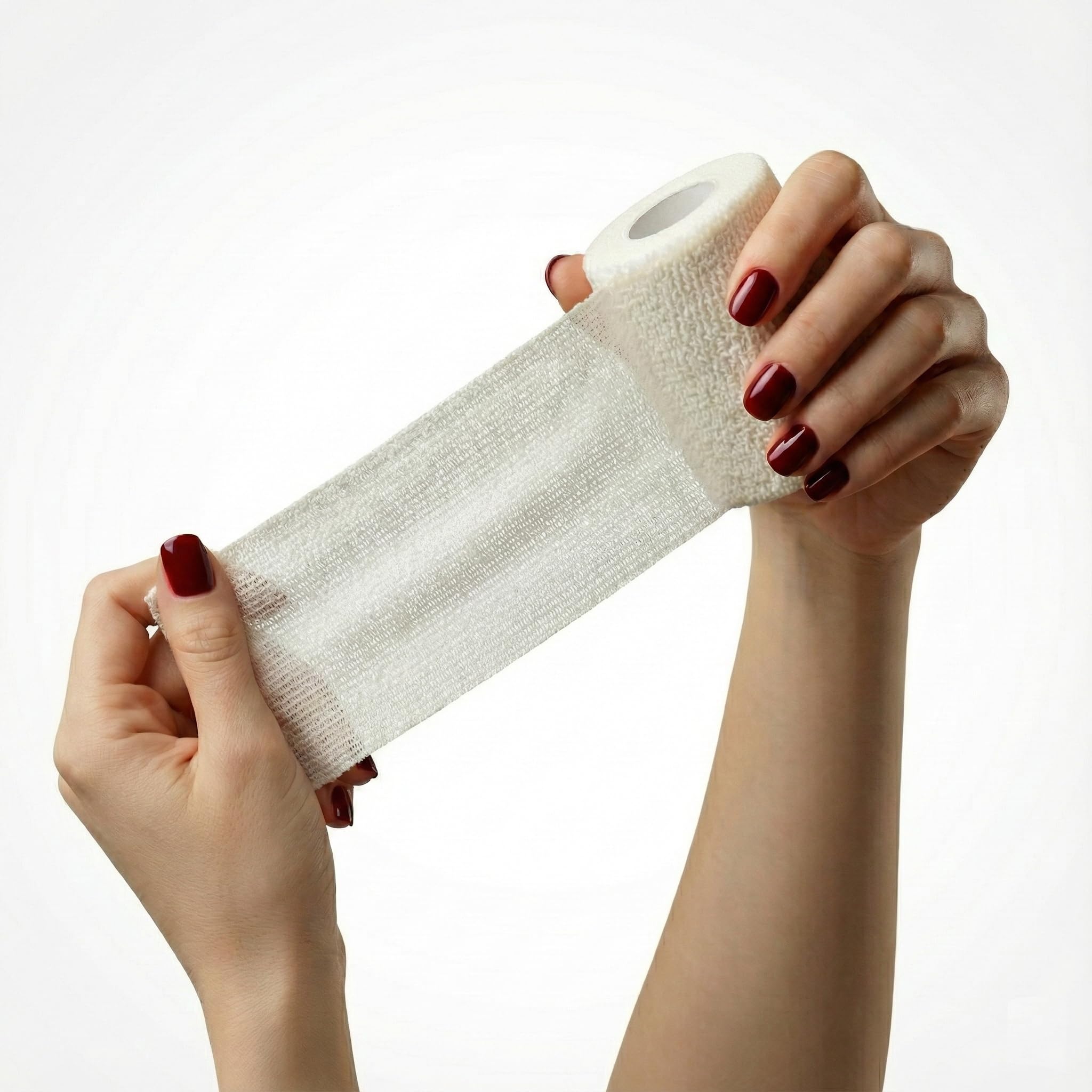 Pack 4 Vendas Cohesivas Deportivas Autoadherentes 5cm x 5m | 100% Biodegradable | Cinta Elástica para Deporte, Crossfit y Fisioterapia | Sin Látex | BEeurope ECOGRIP Pro — view 9